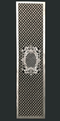 Artikel nr 9870 - met ornament -  275x1200 mm